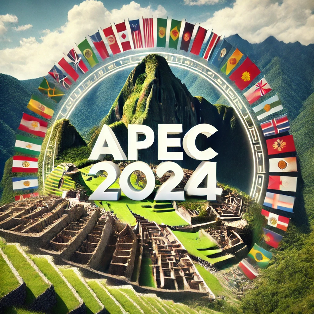 Asia-Pacific Economic Cooperation Perù El foro reùne economias diversas 21 economias son miembros del APEC PIB Global APEC crecimiento económico Economías emergentes Asia-Pacífico Comercio Internacional APEC Paises Importancia del APEC para Peru Influencia china APEC